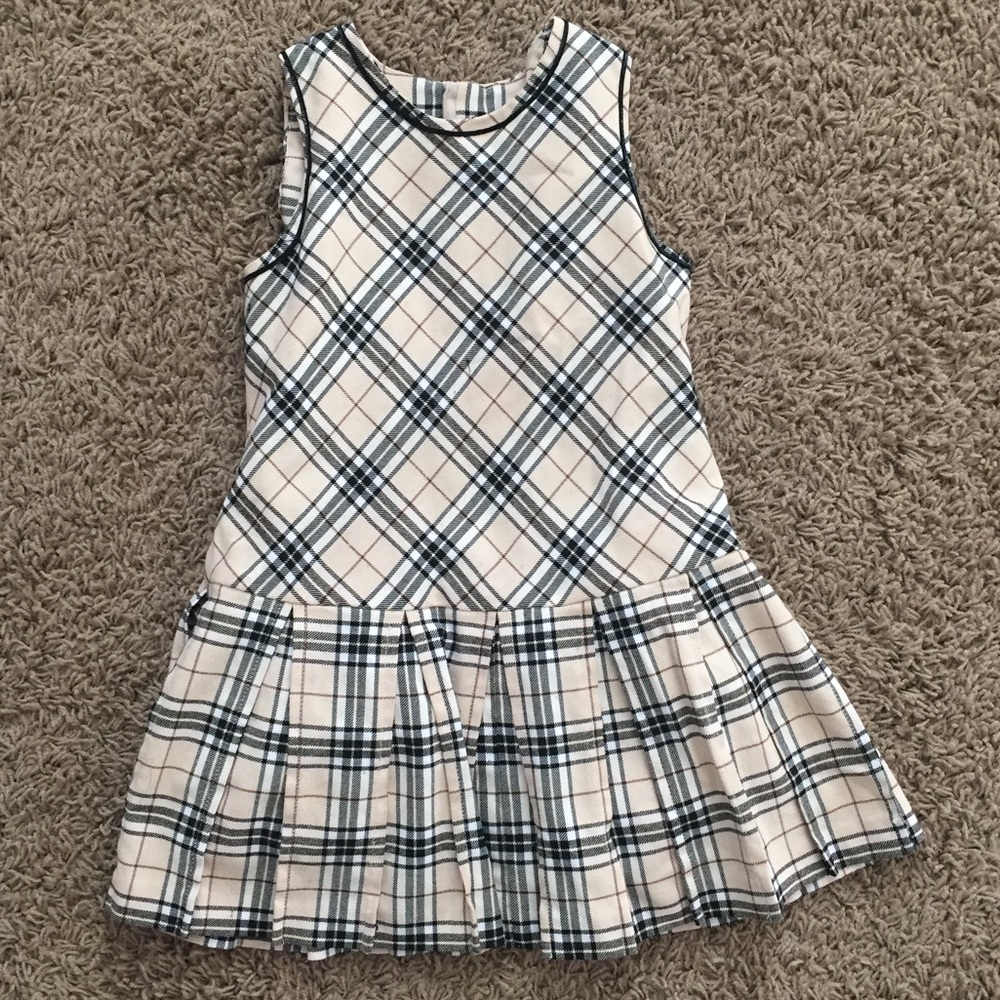 Girls plaid jumper
